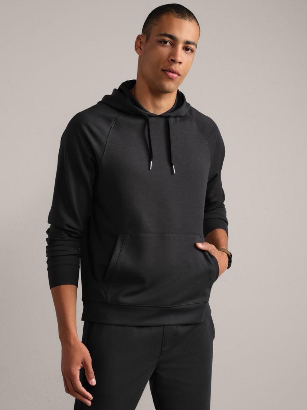 Rhone DreamState Hoodie Men’s XXL Pure Black Performance Pullover